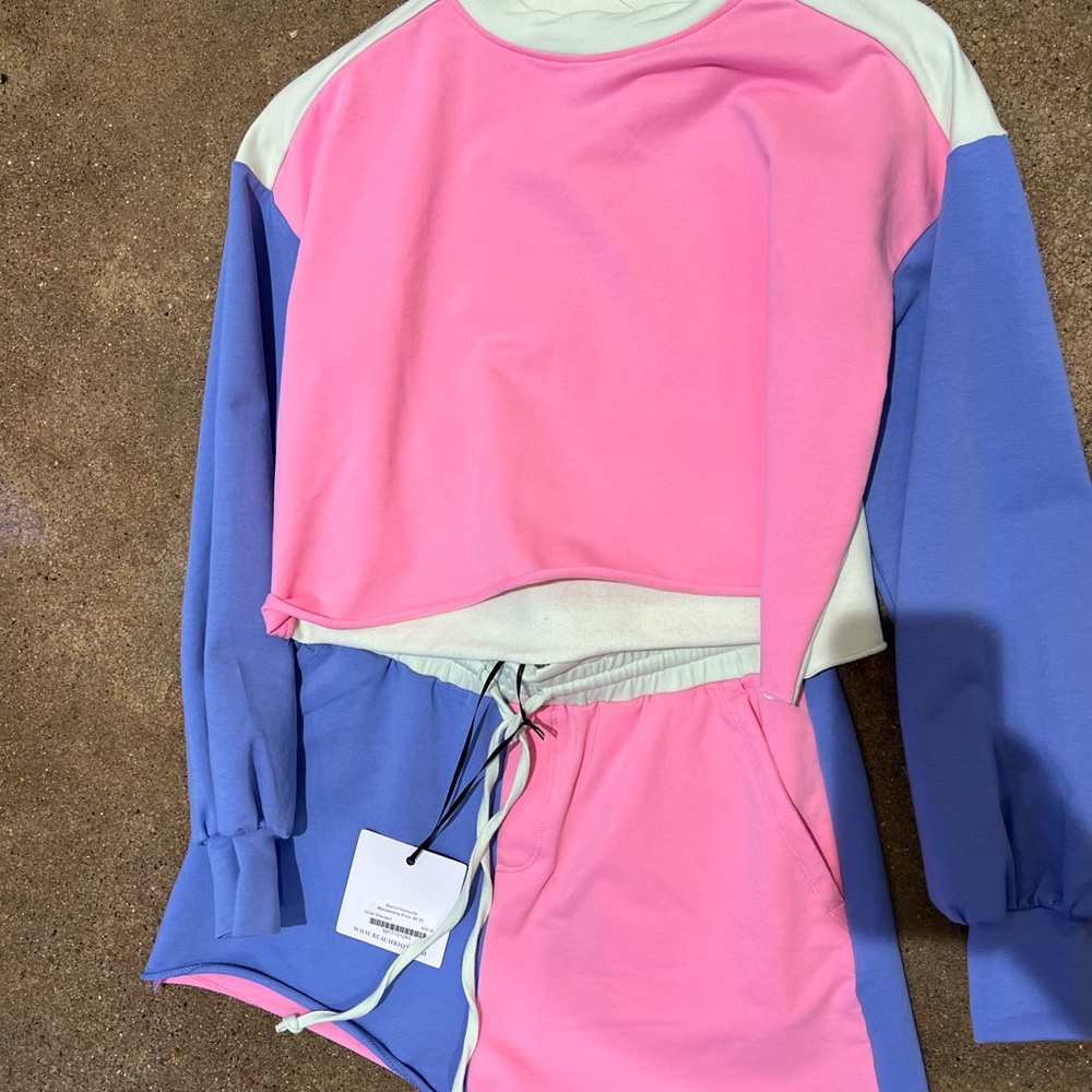 Beach Riot Colorblock sweatshirt NWT